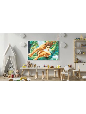 Marsilyan Dekoratif Baskı Anime Kanvas Tablıo 43