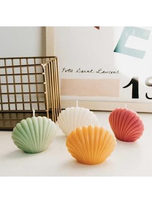 Ipek Hobi Küçük Istiridye Silikon Mum Kalıbı