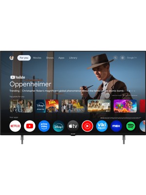 Arçelik A55 E 795 B  55" 140 Ekran Uydu Alıcılı 4K Ultra HD  Google LED TV