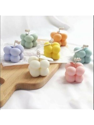 Ipek Hobi Dörtlü Bubble Mum Silikon Kalıp