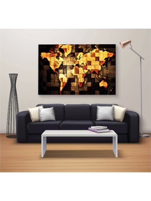 Marsilyan Dekoratif Baskı Özel Tasarım Dikdödrtgen Kanvas Tablo 140