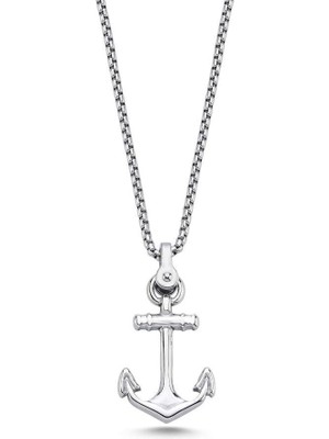 Paslanmaz Çelik Çapa Denizci Erkek Kolye 316L A Plus