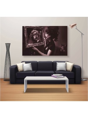 Marsilyan Dekoratif Baskı Özel Tasarım Dikdödrtgen Kanvas Tablo 246