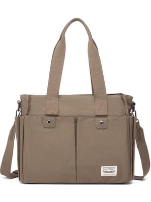 Smart Bags Exclusive Kanvas Kumaş Kadın Omuz Çantası 1307