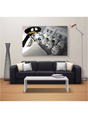 Marsilyan Marsilyan- Dekoratif Baskı Özel Tasarım Dikdödrtgen Kanvas Tablo 523