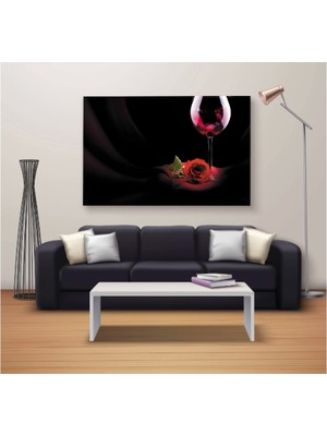 Marsilyan Dekoratif Baskı Özel Tasarım Dikdödrtgen Kanvas Tablo 714