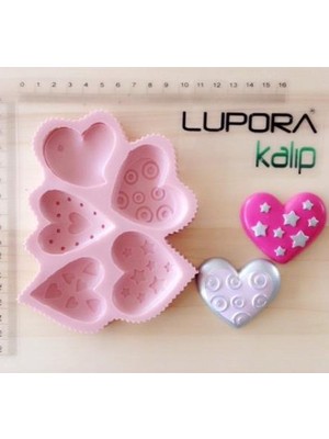 Ipek Hobi 5 Kalp Silkon Kalıp