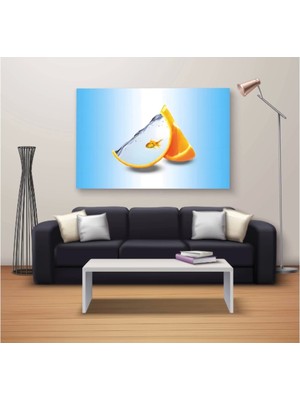 Marsilyan Marsilyan- Dekoratif Baskı Özel Tasarım Dikdödrtgen Kanvas Tablo 985