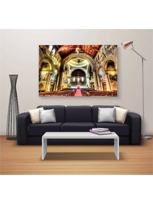 Marsilyan Marsilyan- Dekoratif Baskı Özel Tasarım Dikdödrtgen Kanvas Tablo 827