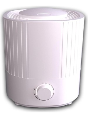 2.5 Lt Hava Nemlendirici Buhar Makinesi Ultrasonik Difüzör Oda Nemlendirici Hava Nemlendiricisi Ortam Nemlendirici 7 Renkli Ledli Nemlendirici (Beyaz)