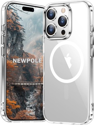 iPhone 16 Pro Için Magsafe ile Uyumlu Kılıf Şeffaf Darbelere Dayanıklı Sararma Karşıtı Yükseltilmiş Lens Çerçevesi Güçlü Manyetik Tutuşlu Apple iPhone 16 Pro Için Magsafe ile Uyumlu Kılıf