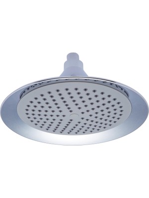 Ankastre Duş Başlığı, Krom/beyaz