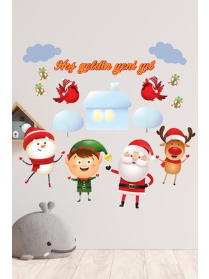 Yeni Yıl Hoş Geldin Paketi Çocuk Odası Stickeri