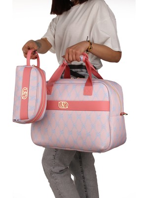 U.s. Polo Assn. 24626-2'LI Seyahat Valizi + Makyaj Çantası Kombini