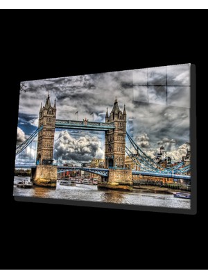 Marsilyan- Şehir Köprü Manzara Cam Tablo
