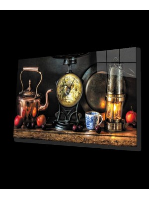 Marsilyan- Obje Eşya Meyve  Natürmort Cam Tablo