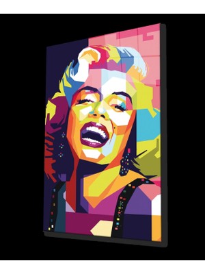Marsilyan- Renkler Marilyn Monroe Cam Tablo