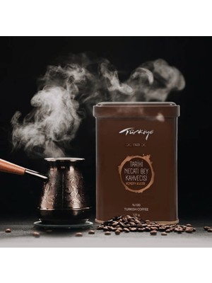 Tarihi Necatibey Kurukahvecisi Türk Kahvesi 125 gr Metal Kutu