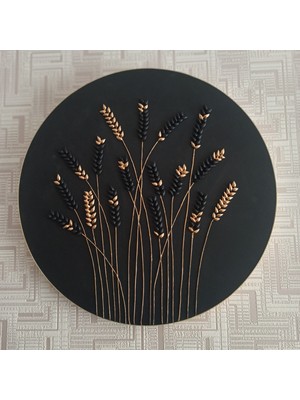 Sasa Design And Architecture El Yapımı Kabartmalı Başak Tablo