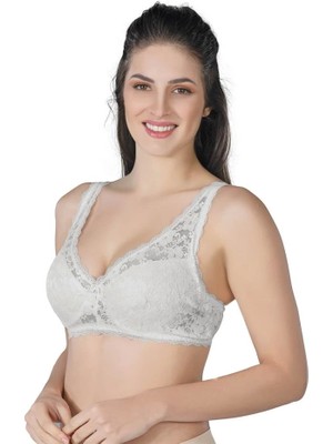 Beruflic Ekru Emay 188 C Pedli Dantelli Telli Toparlayıcı Sütyen