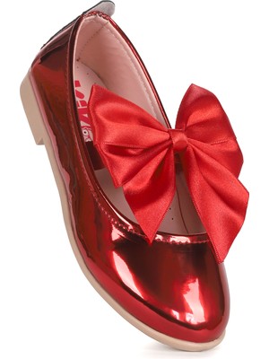 Kiko Kids Tari Fiyonk Lastikli Kız Çocuk Babet Ayakkabı