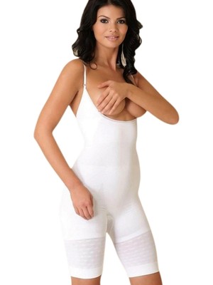 Beruflic Bel Basen ve Bacak Şekillendirici Dikişsiz Boy Korse 5205