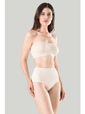 Miss Fit Silikonlu Kısa Bel Dikişsiz Slip Korse 33635