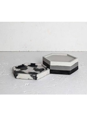 Ipek Hobi Altıgen Tabanlık Silikon Kalıp Saksı Tabanlık