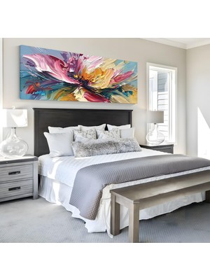 Emya Home Yatak Başlığı Panoramik Kanvas Tablo