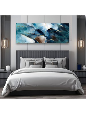 Emya Home Yatak Odası Panoramik Kanvas Tablo