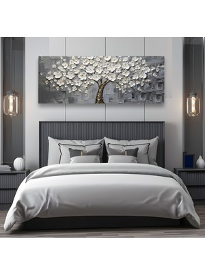 Emya Home Yatak Odası Panoramik Kanvas Tablo