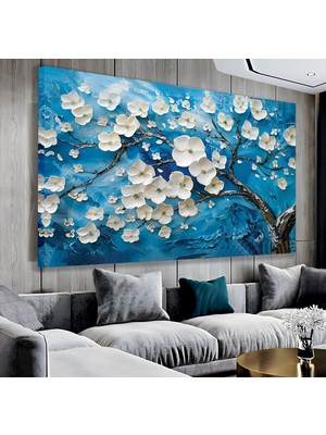 Emya Home Canlı Çiçekler Kanvas Tablo