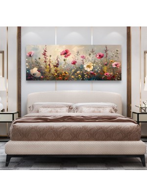 Emya Home Yatak Odası Panoramik Kanvas Tablo