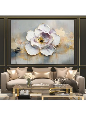 Emya Home Canlı Çiçekler Kanvas Tablo