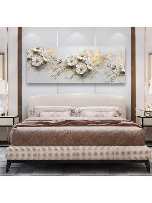 Emya Home Yatak Odası Panoramik Kanvas Tablo