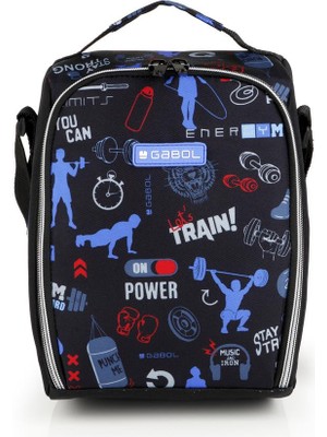Gabol Beslenme Çantası Termal Thermic Lunch Bag Training Siyah