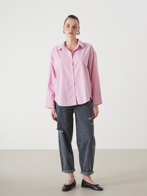 Lcw Jeans Boyfriend Yırtık Detaylı Kadın Jean Pantolon