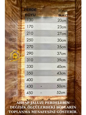 Wooden Blinds %100 Doğal Ahşap Jaluzi 50MM, Alüminyum Kasalı Yüksek Kaliteli - Grey/gümüş