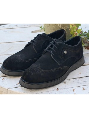 Bags Shoes Pierre Cardin Pce-16533 Erkek Hakiki Süet Deri Premium Oxford Ayakkabı