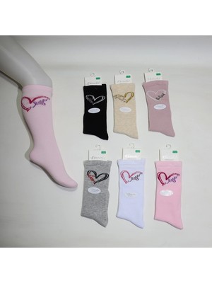 Ekinoks Socks Kız Çocuk Angel Diz Altı Çorap (2 Adet)