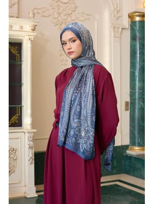 Indigo Hint Vual Şal -  5009-05