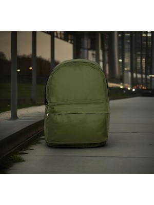 Günlük Seyahat Kurs Sirt Çantasi Plain Dark Blue Daily Travel Course Backpack(Hugbag)