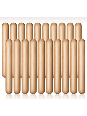 Circle Toys Ahşap Ritim Çubukları 20 Parça Doğal Malzeme ile Çocuk Gelişimine Destek Sağlar