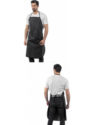 Pvc Siyah Askılı Önlük Unisex