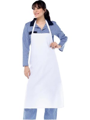 Beyaz Askılı Önlük Unisex