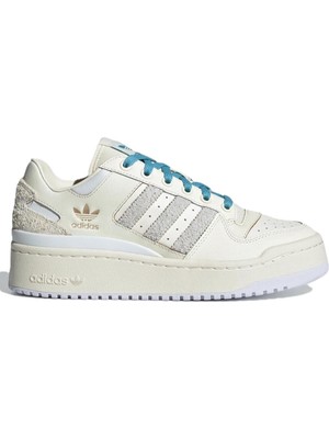 adidas Forum Bold Stripes Leather Unisex Sneaker Hakiki Deri Günlük Spor Ayakkabı Krem