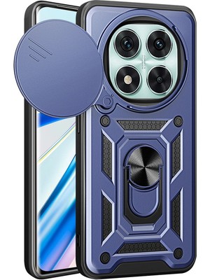 Adige Xiaomi Redmi Note 14 Pro+ 5g Kılıf Yüzüklü Sürgülü Kamera Korumalı Pars