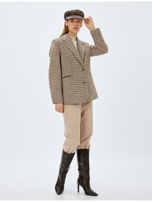 Koton Pantolon Nervür Detaylı Cepli  Kısa Paça