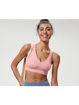 Tchibo Dikişsiz Spor Büstiyer, Pembe