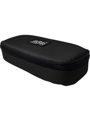 Jacbag Oval Medium Siyah Erkek Çocuk Kalem Çantası